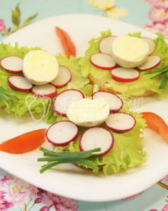 Бутерброды Цветочки