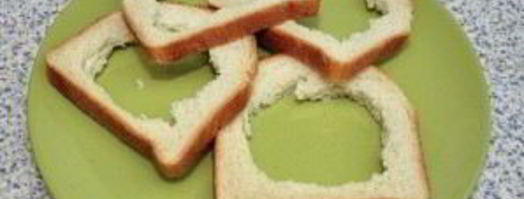 бутерброды в духовке с яйцом. Шаг 2