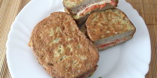 Быстрый бутерброд в кляре