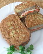 Быстрый бутерброд в кляре