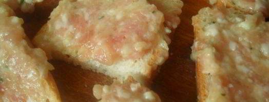 горячие бутерброды с фаршем. Шаг 2