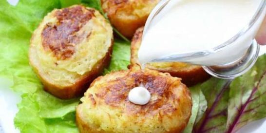 Горячие бутерброды с картошкой