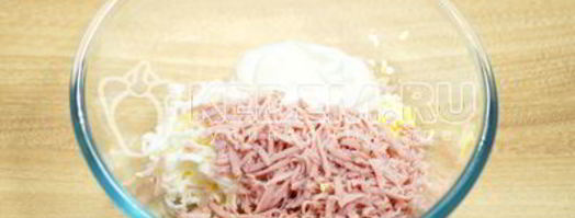 горячие бутерброды с колбасой. Шаг 5