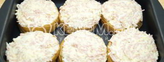 горячие бутерброды с колбасой. Шаг 6