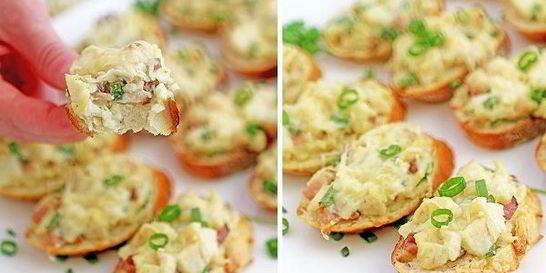 Горячие бутерброды с курицей и беконом