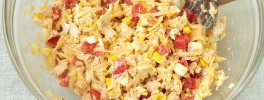 горячие бутерброды с курицей и помидорами. Шаг 2