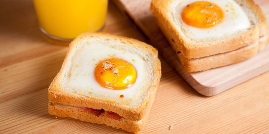 Горячие бутерброды с окороком