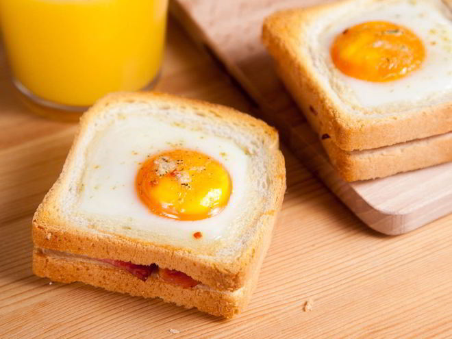 Рецепт горячих бутербродов с окороком