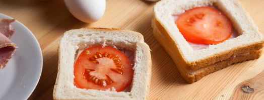 горячие бутерброды с окороком. Шаг 4