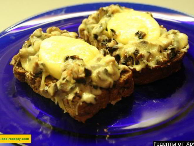 Рецепт горячих бутербродов в духовке