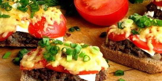 Горячие бутерброды в мультиварке