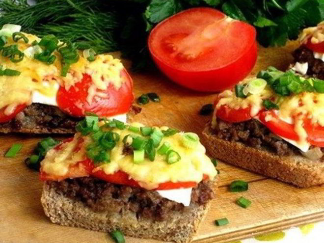 Рецепт горячих бутербродов в мультиварке