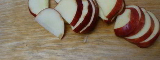 горячий бутерброд яблочное утро. Шаг 2