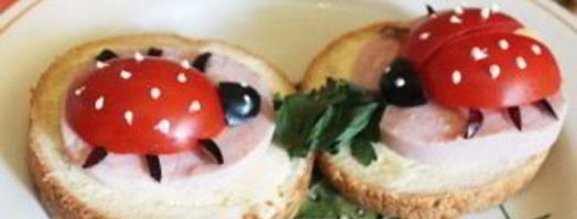 маленькие бутерброды для детей. Шаг 5