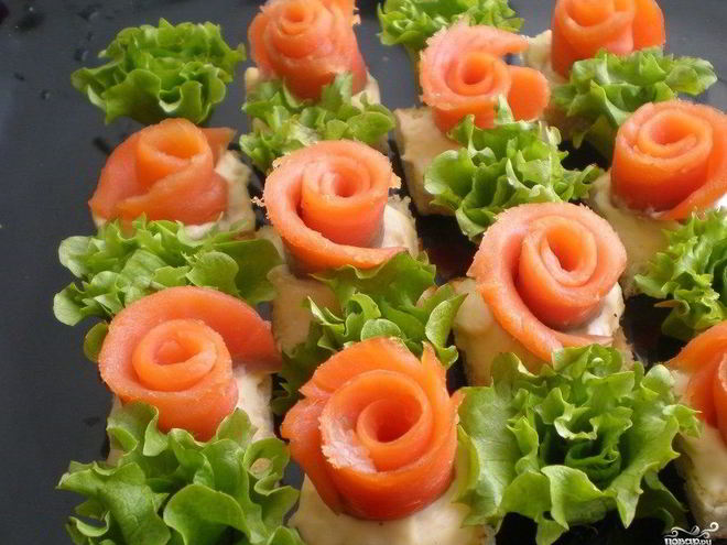 Рецепт маленьких закусочных бутербродов