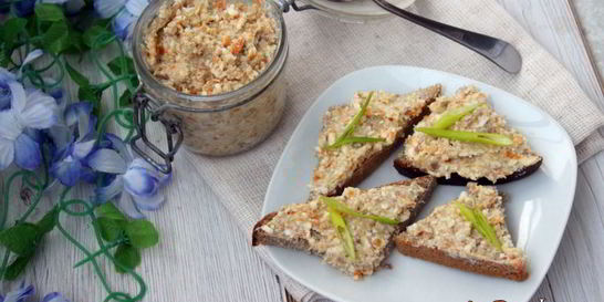 Намазка для бутербродов из сельди Нежная