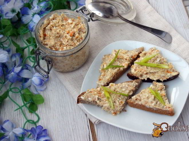 Рецепт намазки для бутербродов из сельди нежная