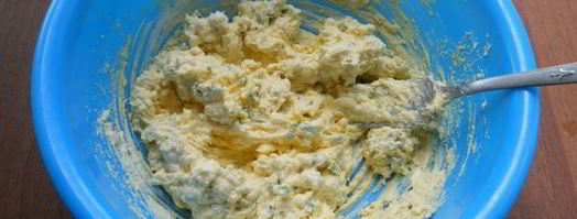 намазка для бутербродов из вареных желтков и плавленого сыра. Шаг 4