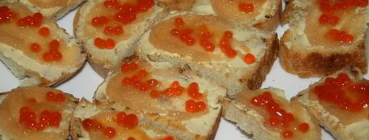 супер-икорные бутерброды на домашней чиабатте. Шаг 4