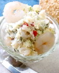 Закуски с креветками
