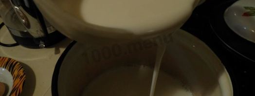 домашний сыр с зеленью. Шаг 3