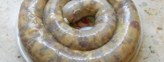 домашняя колбаса с французской горчицей и луком. Шаг 4