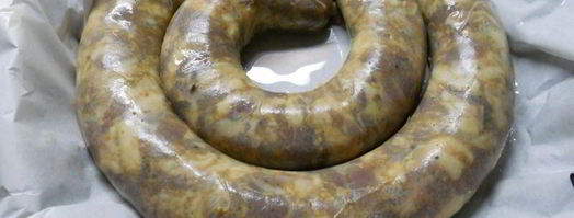 домашняя колбаса с французской горчицей и луком. Шаг 5