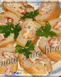 Фаршированный багет