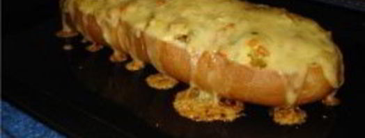 фаршированный батон в духовке. Шаг 6