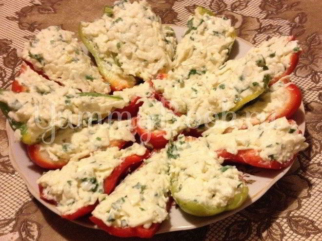 Рецепт фаршированные сыром перчики