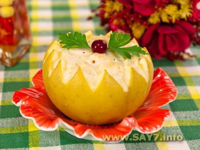 Рецепт фаршированных яблок