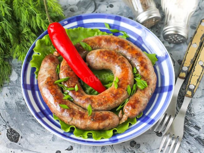 Рецепт говяжьей колбасы