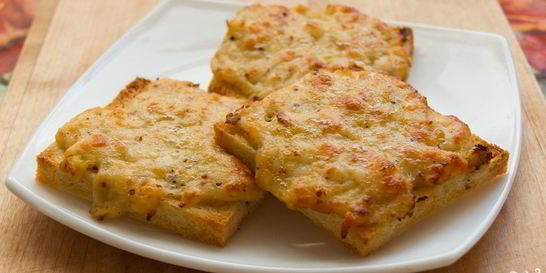 Гренки с сыром