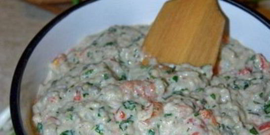 Баклажанная икра с тахиной