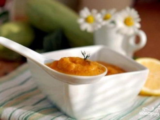 Рецепт диетической кабачковой икры