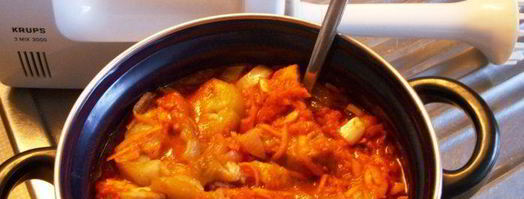 икра баклажанная из печено-тушеных овощей. Шаг 8