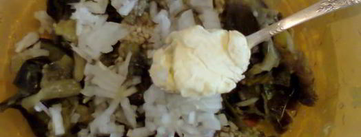 икра баклажанная со сливочным маслом. Шаг 5