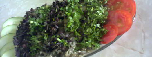 икра баклажанная со сливочным маслом. Шаг 6