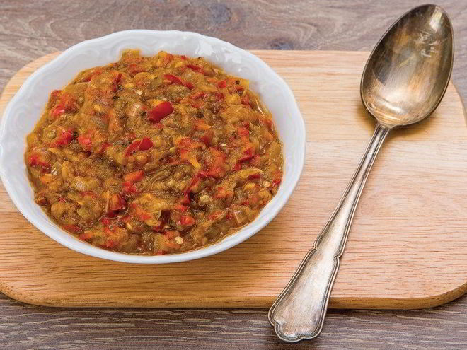 Рецепт икры из баклажанов с майораном