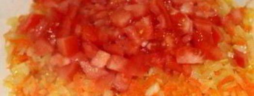 икра из опят с помидорами. Шаг 4