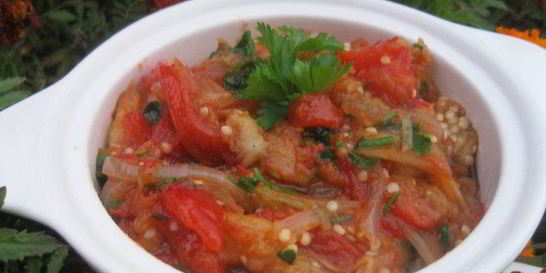 Икра из печеных овощей