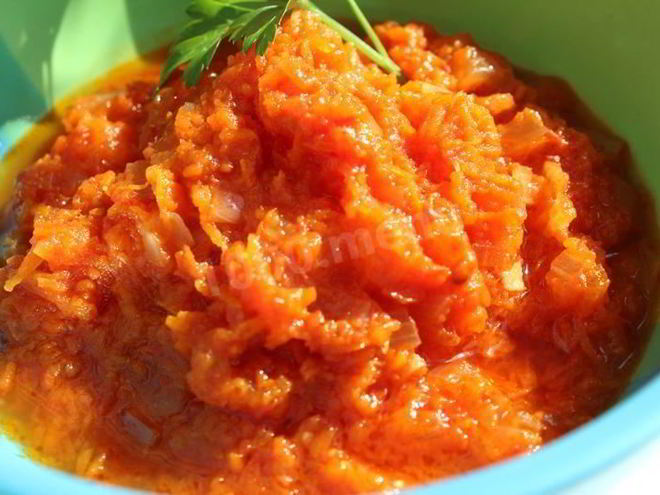 Рецепт икры из помидор