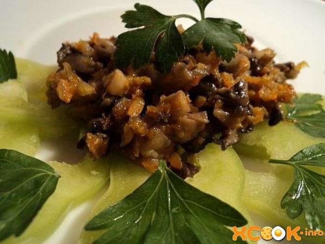 Рецепт икры из шампиньонов