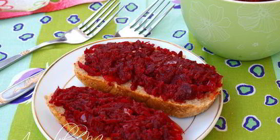 Икра из вареной свеклы