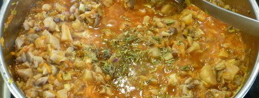 икра из вешенок. Шаг 3