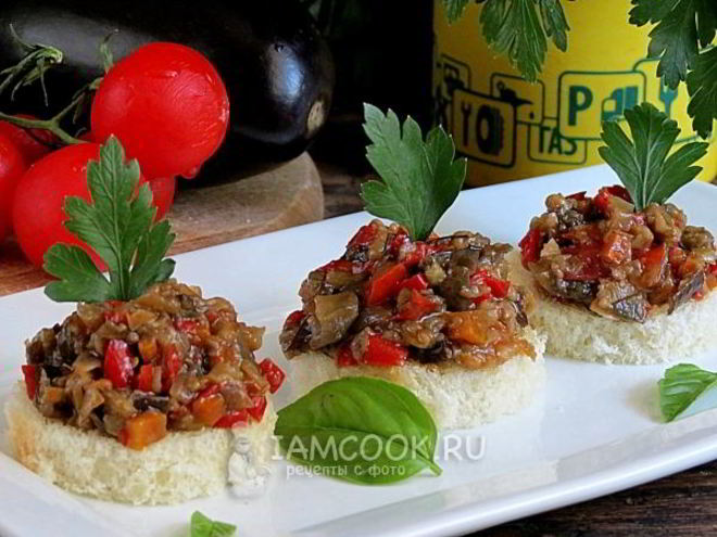 Рецепт икры из запеченных баклажанов