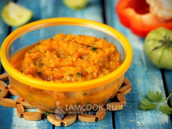 Рецепт икры из зеленых помидоров