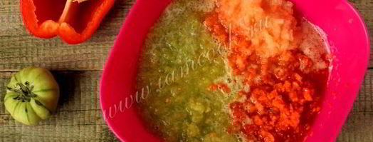 икра из зеленых помидоров. Шаг 4