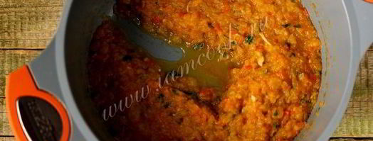 икра из зеленых помидоров. Шаг 7