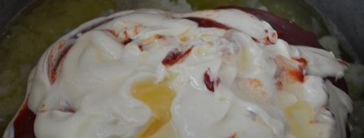 икра кабачковая с майонезом. Шаг 2